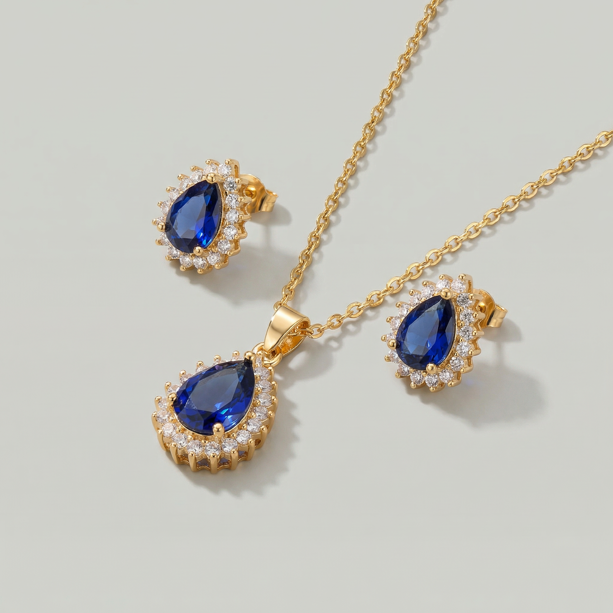 The Midnight Sapphire Necklace Set