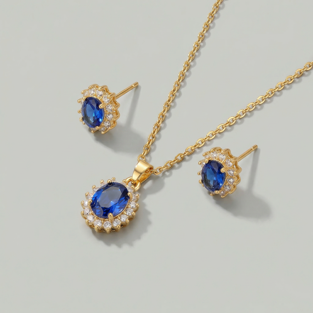 The Royal Sapphire Necklace Set