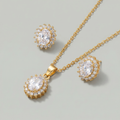 The Royal Halo Necklace Set