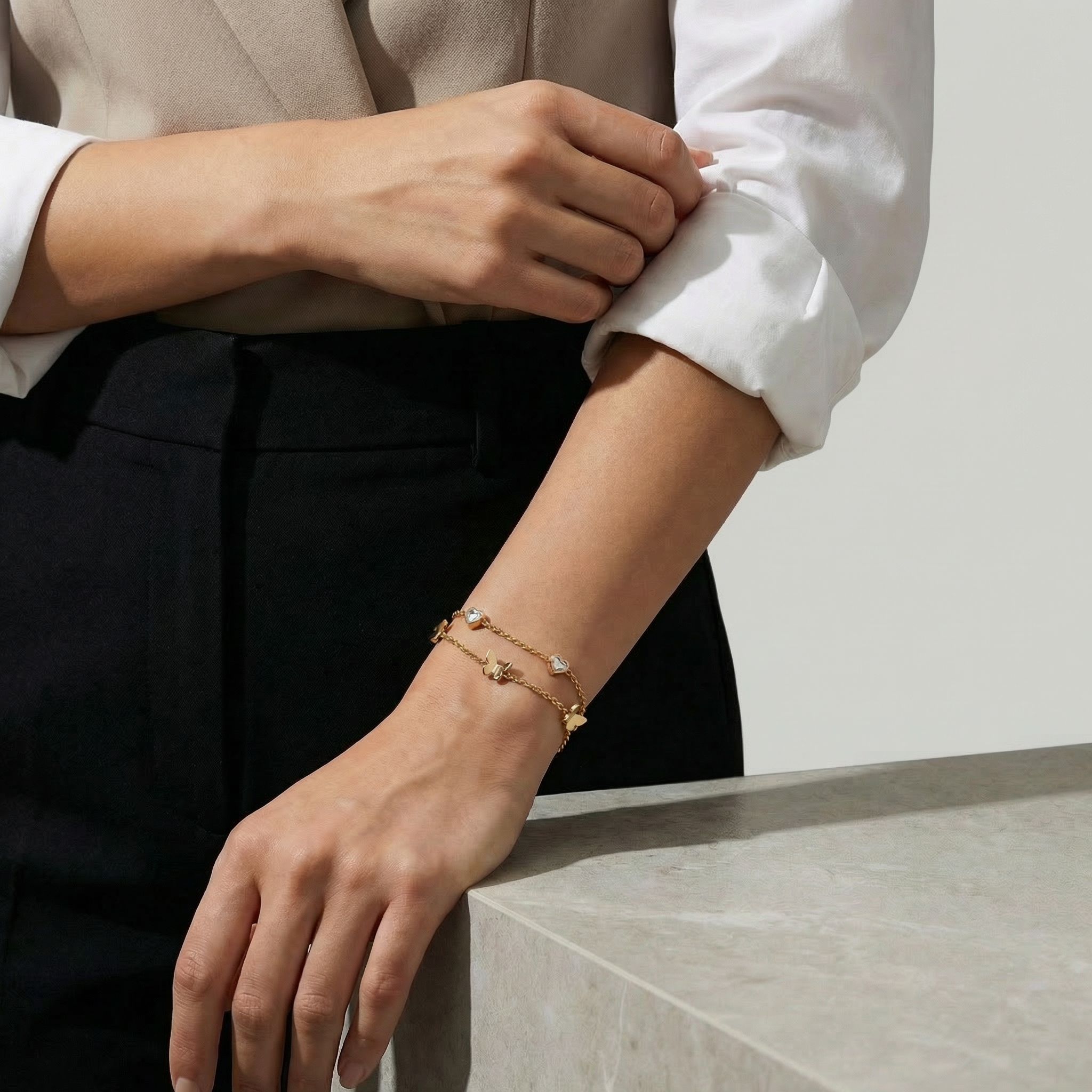 The Butterfly Has Heart Bracelet