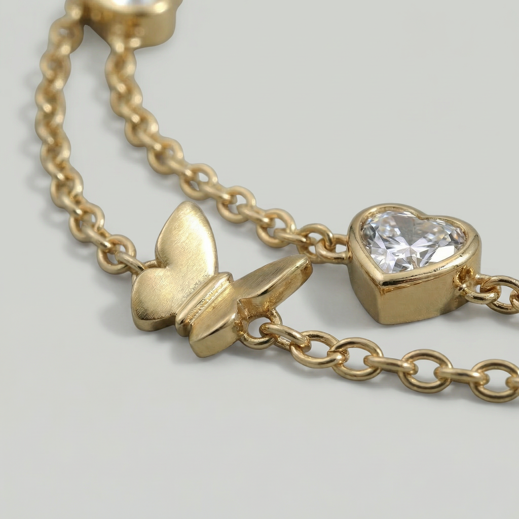 The Butterfly Has Heart Bracelet